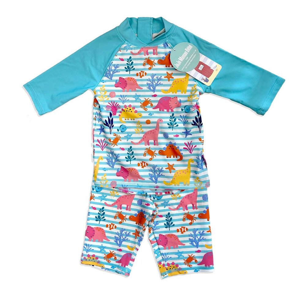 JoJo Maman Bébé UPF 50 2-Piece Sun Protection Suit (1-2y)